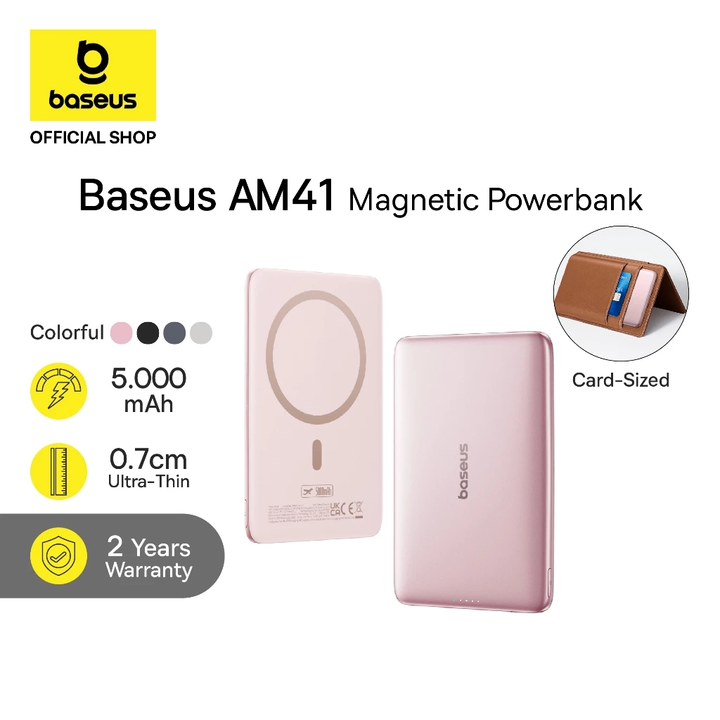 Baseus PicoGo 20W/27W AM41 Ultra-Slim Magnetic Power Bank 5000mAh/10000mAh