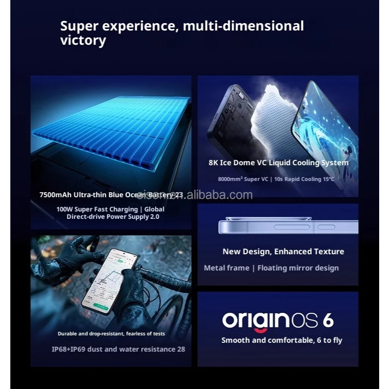 IQOO Neo 11 5G 6.82"AMOLED 144HZ Snapdragon 8 Elite 7500mAh 100W - Gambar 3