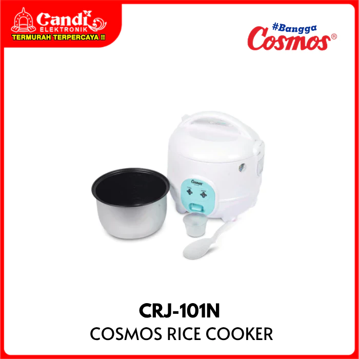 COSMOS Rice Cooker Penanak Nasi 0,6 Liter Non Stick CRJ-101N - Gambar 3
