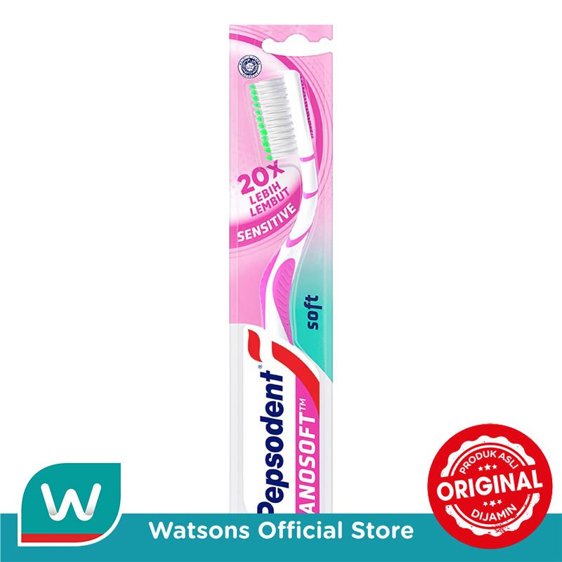 Pepsodent Sikat Gigi Nanosoft Sensitive 1'S - Gambar 2