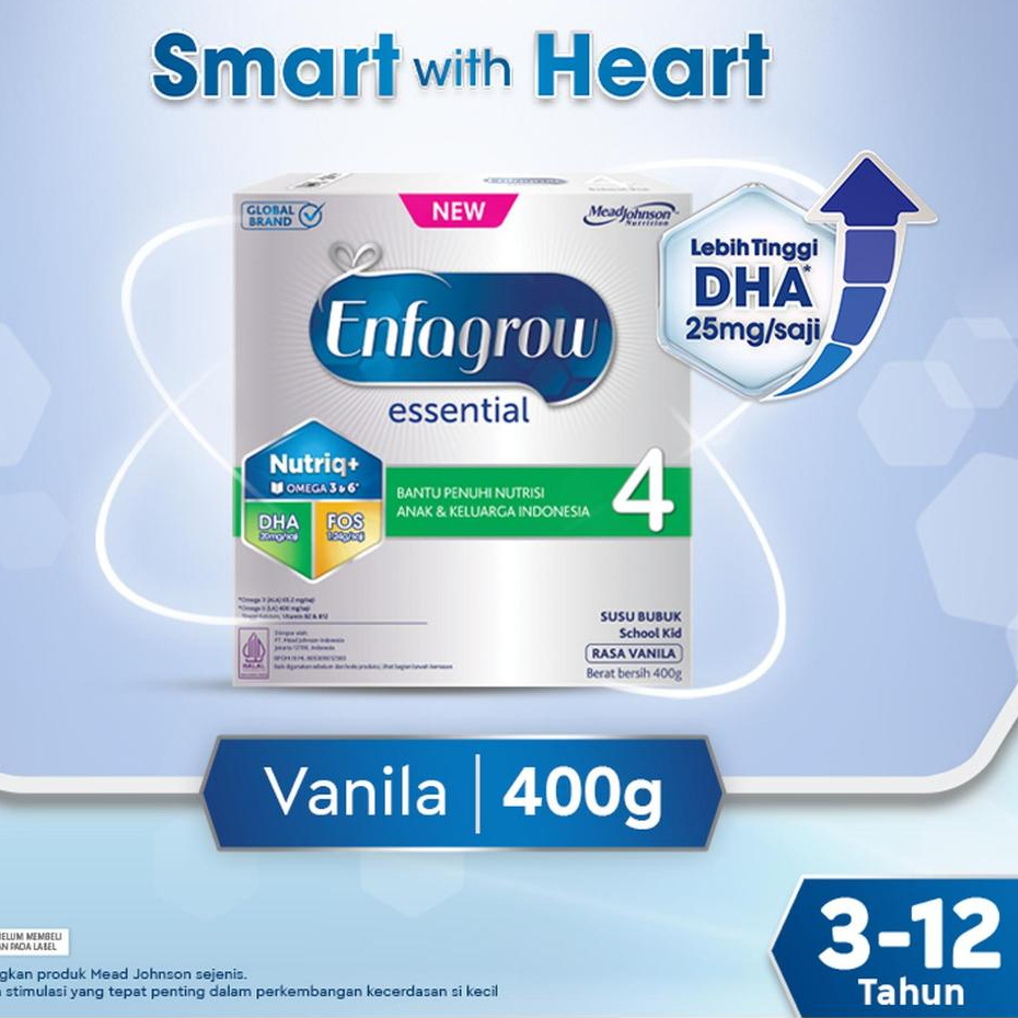 Enfagrow Essential 4 Susu Formula Anak 3 - 12 Tahun 400 gr