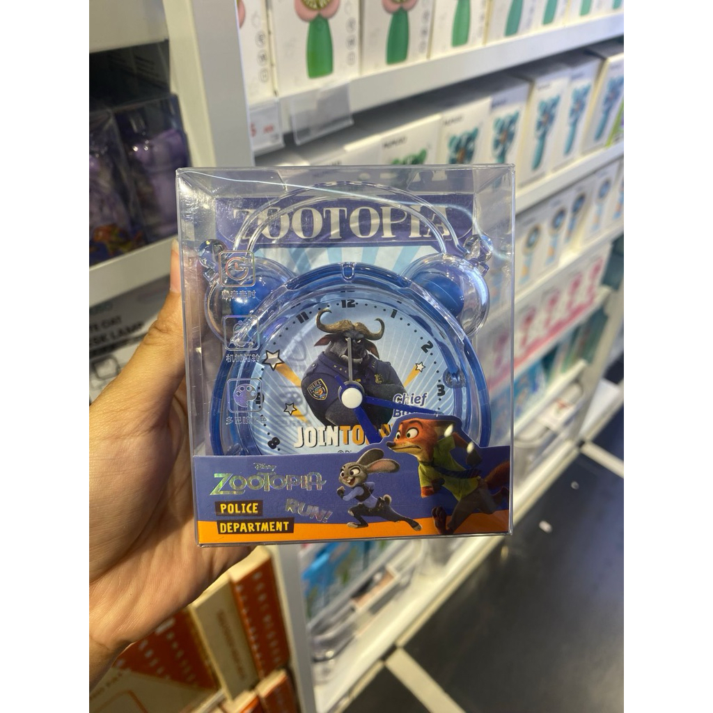 Mumuso x Disney - Zootopia Classic Series Mini Clock (Blue) | Shopee ...