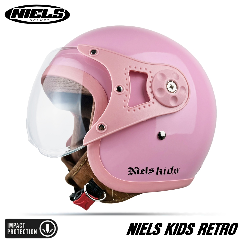 NIELS - Helm Bogo Anak Kaca Pilot Junior 2 - 8 Tahun SNI Motorcycle - Gambar 2
