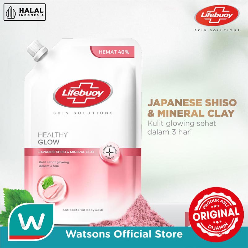 Lifebuoy Sabun Mandi Cair Japanese Shiso Pouch 800g