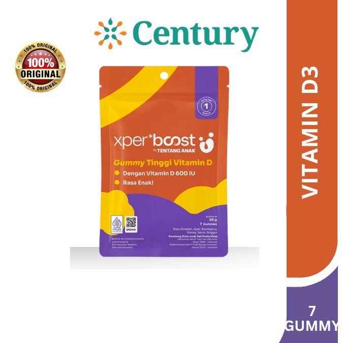 EXPERT BOOST VITAMIN D3 ISI 7 GUMMY / SUPLEMENT KESEHATAN / VITAMIN D3