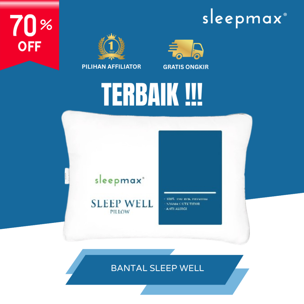 Bantal Tidur Hotel Premium Sleep Well Pillow Sleepmax