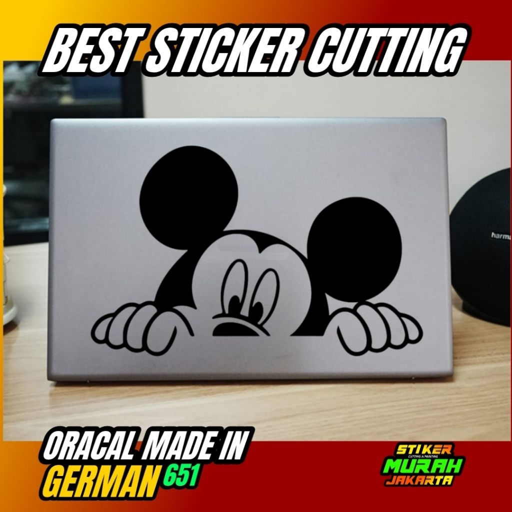 MICKEY MOUSE STICKER 32 CUSTOM CUTTING STICKER TRANSPARENT LOGO ...
