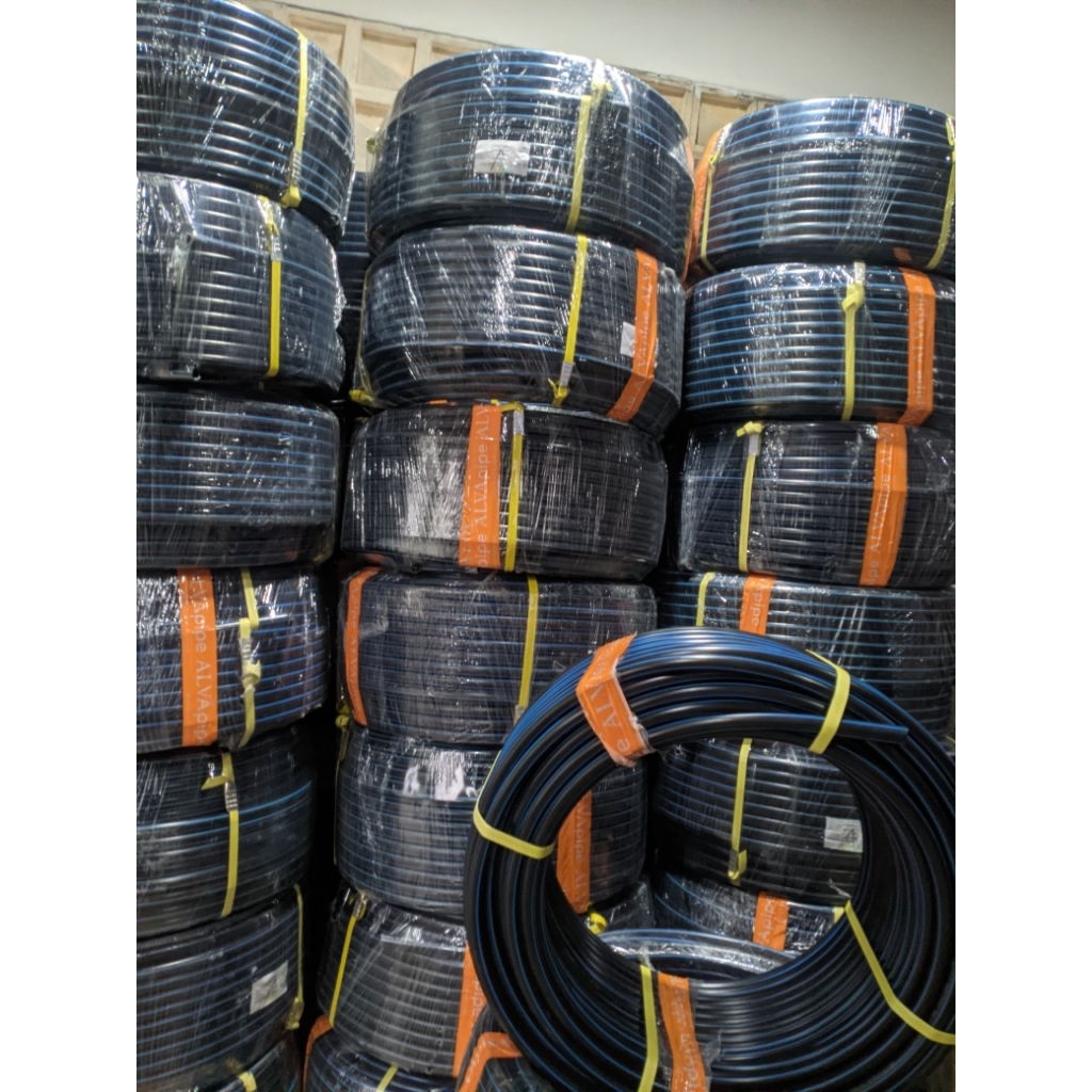 Pipa Hdpe Pn10 Ukuran 1/2 Inc Premium Eceran 10M / 20M / 30M / 40M / 50M / 100M Anti Pecah & fleksibel