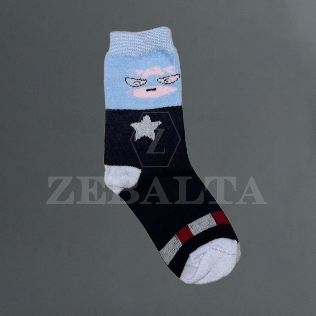 ZEBALTA - Pilih Motif Kaos Kaki Anak Motif Lucu Superhero Dan Hello Kitty 4-8 Thn - Gambar 4