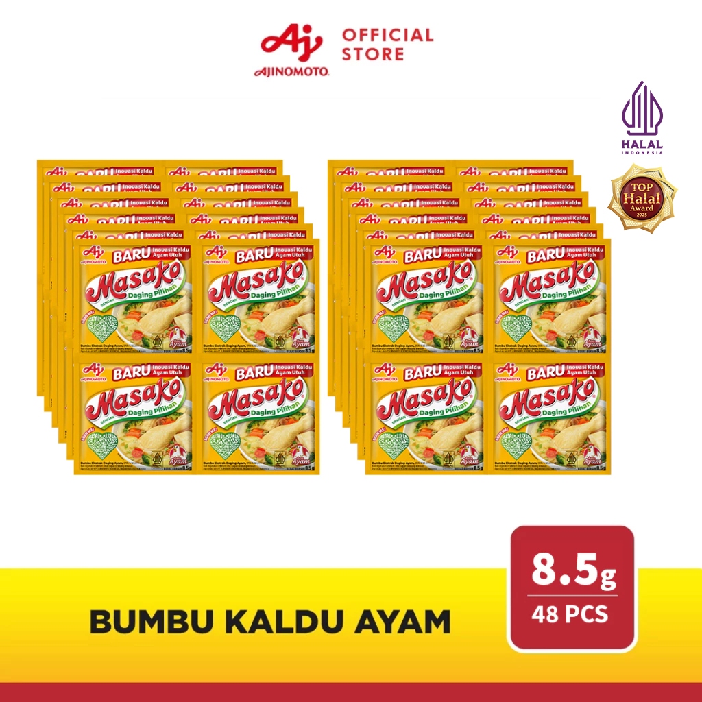 MasakoÂ® Bumbu Kaldu Ayam 48pcs Rasa Lezat