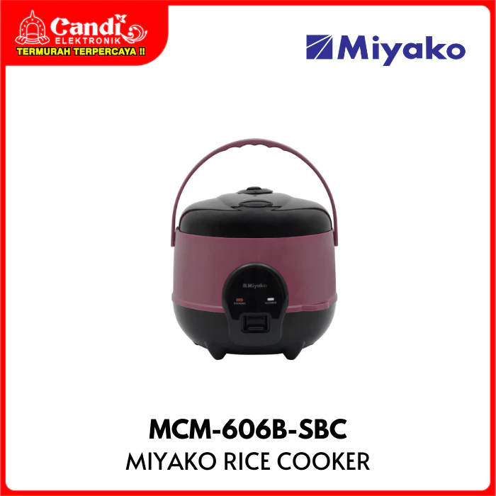 MIYAKO Rice Cooker Magic Warmer 0,6 Liter MCM-606B-SBC