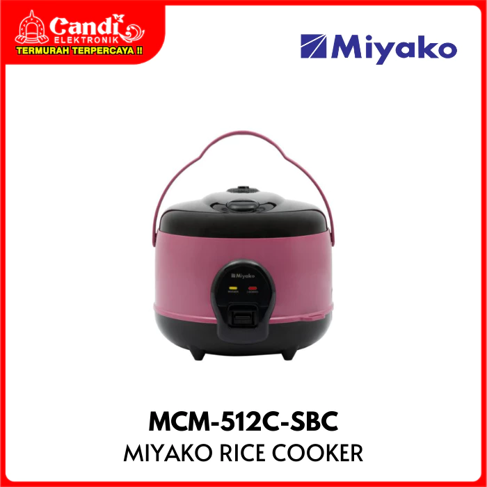 MIYAKO Magic Warmer Rice Cooker 1,2 Liter Nanoal Inner MCM-512C-SBC