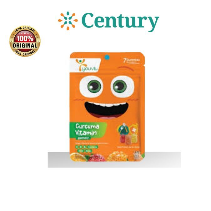 YOUVIT CURCUMA VITAMIN GUMMY ISI 7 GUMMY/ SUPLEMEN MAKANAN / VITAMIN ANAK - Gambar 3