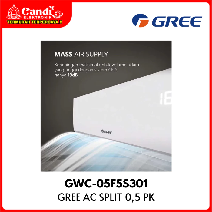 GREE Air Conditioner AC Split 0,5 PK Inverter GWC-05F5S - Gambar 3