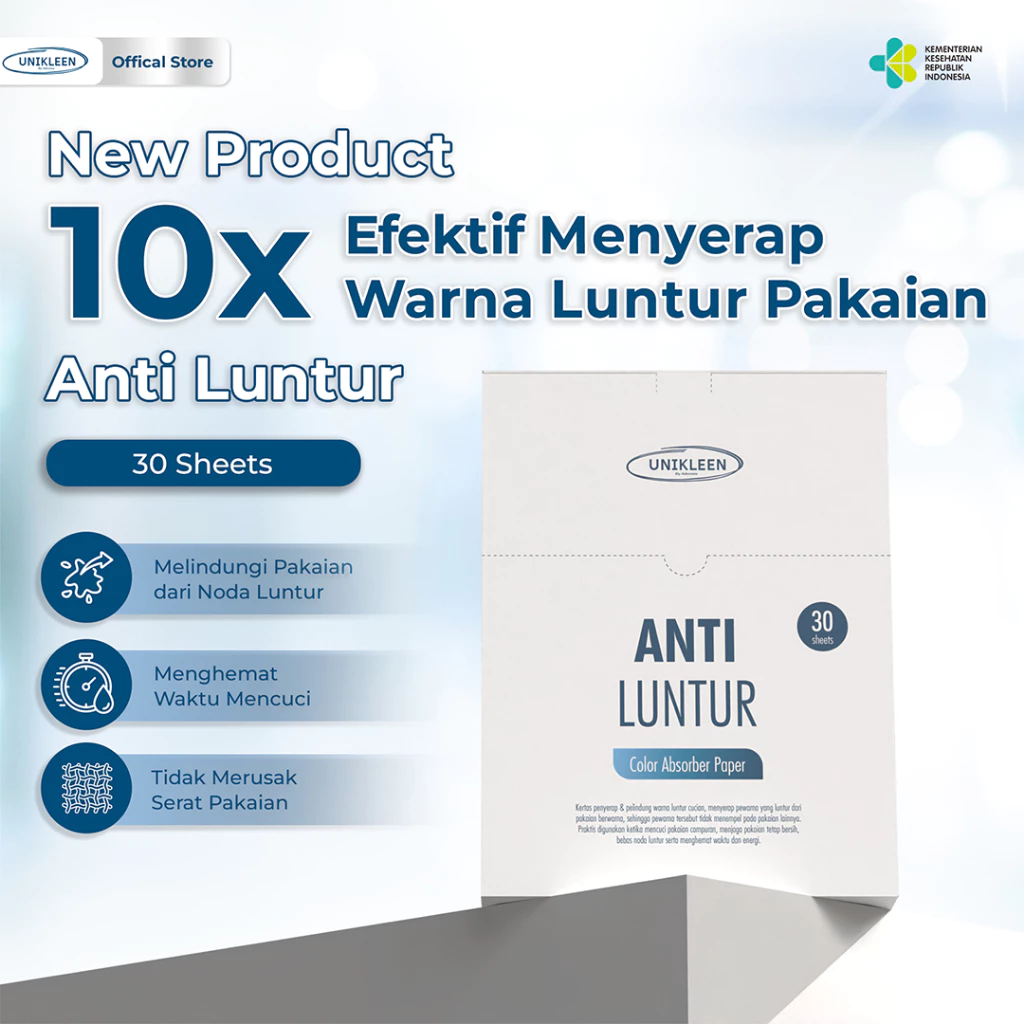 Kertas Penyerap Warna Anti Luntur - 30 Lembar, Efektif Menjaga Warna Pakaian Color Paper Absorber - Gambar 4