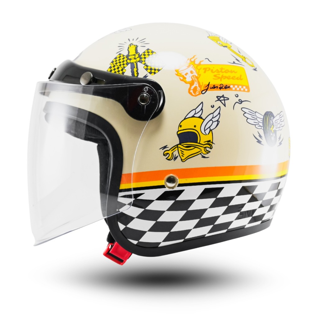 Helm Rsix Bogo Dewasa Pria Wanita Premium Motor Speed Custom Terbaru Sni
