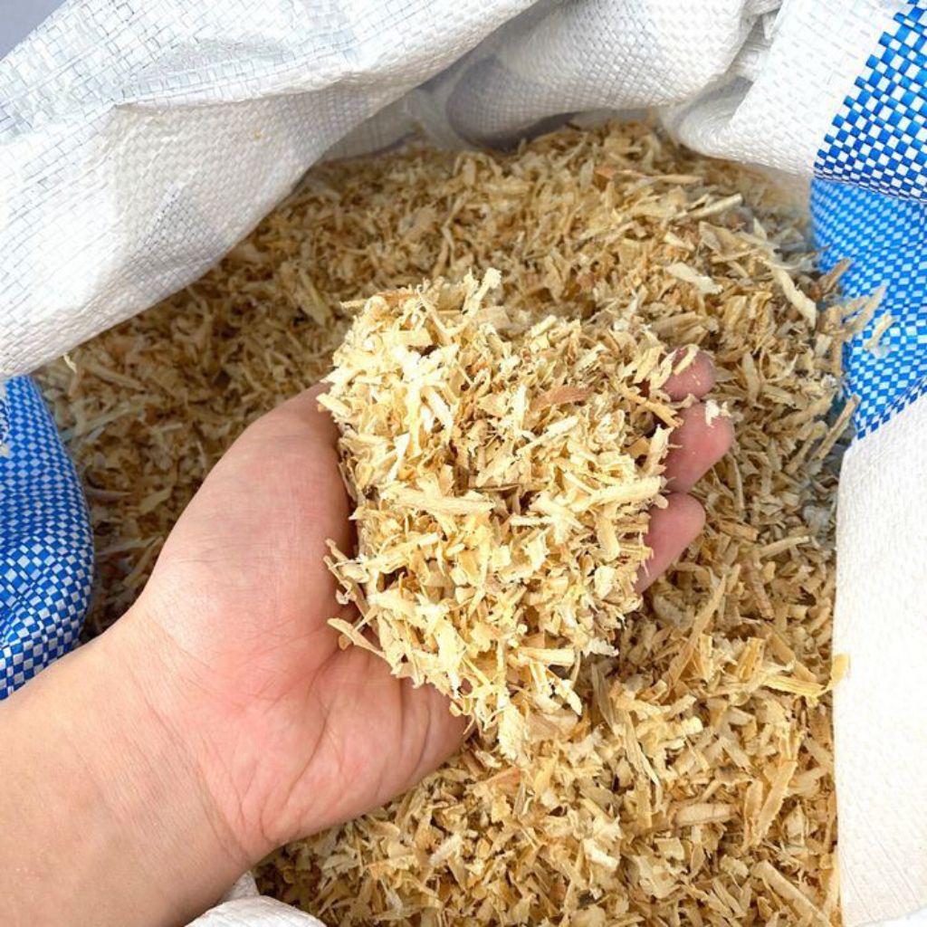Serbuk Kayu Kasar Kering 1 kg Litter Hamster Serangga - senaly - - Gambar 3