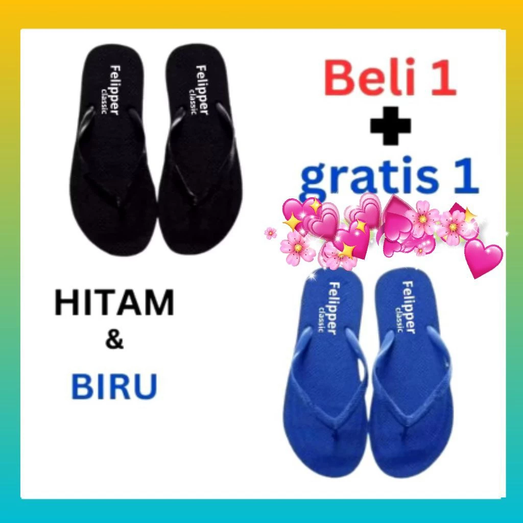 Sandal Jepit wanita dewasa veronica/flifferr ,NEWS PROMO BELI 1 GRATIS 1 - Gambar 2
