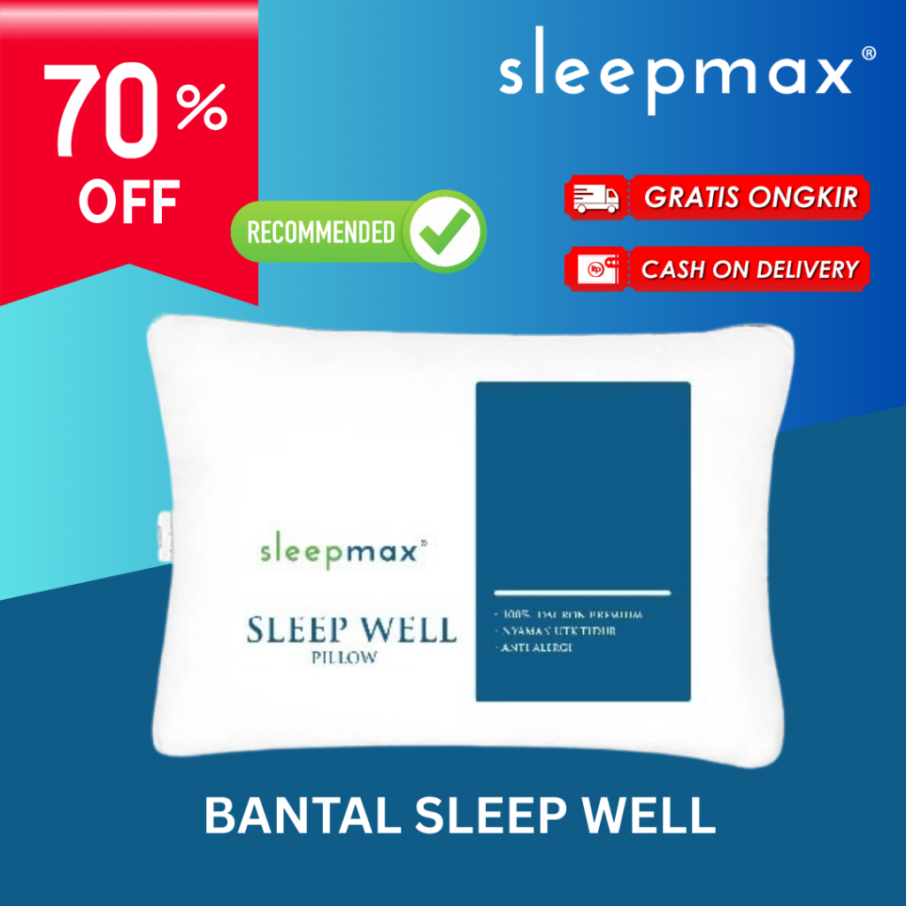 PROMO DISKON PAKET BANTAL GULING TIDUR SLEEPWELL PREMIUM HOTEL SLEEPMAX