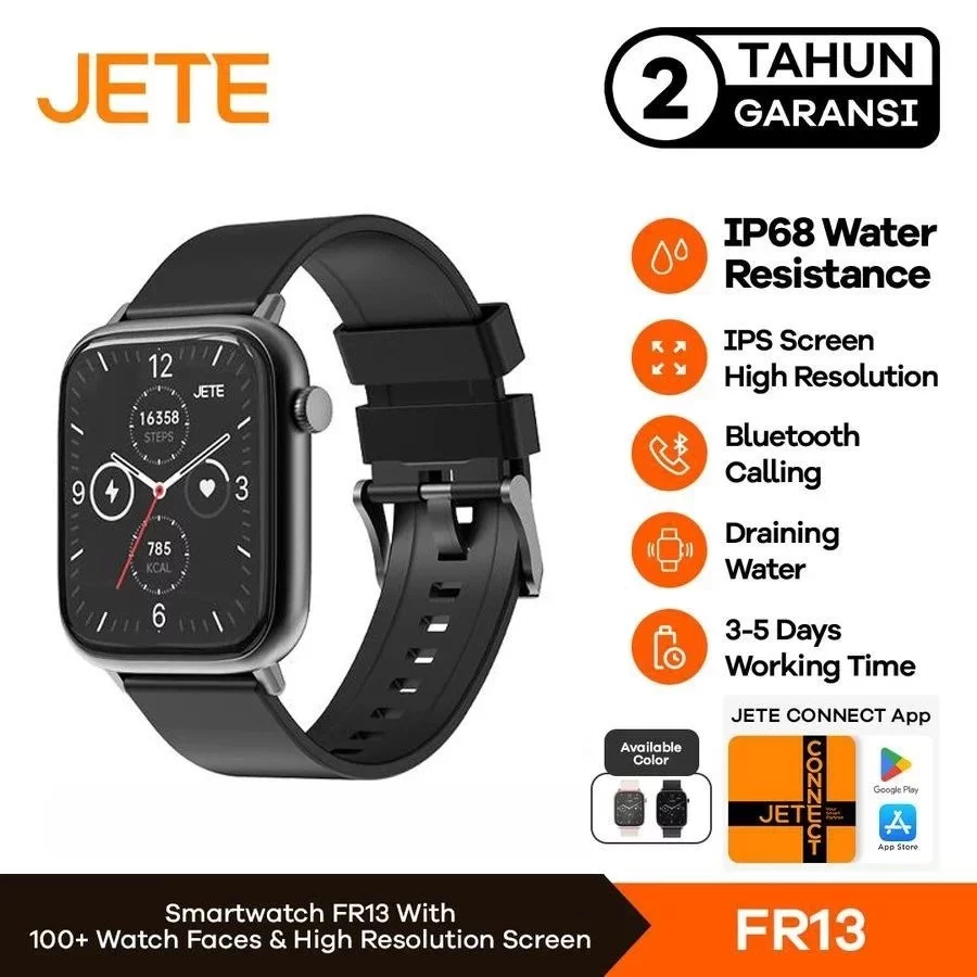 JETE FR13 Smartwatch Running IP68 20+ Mode Olahraga Jam Tangan Olahraga Lari Garansi 2 Tahun (RTL)