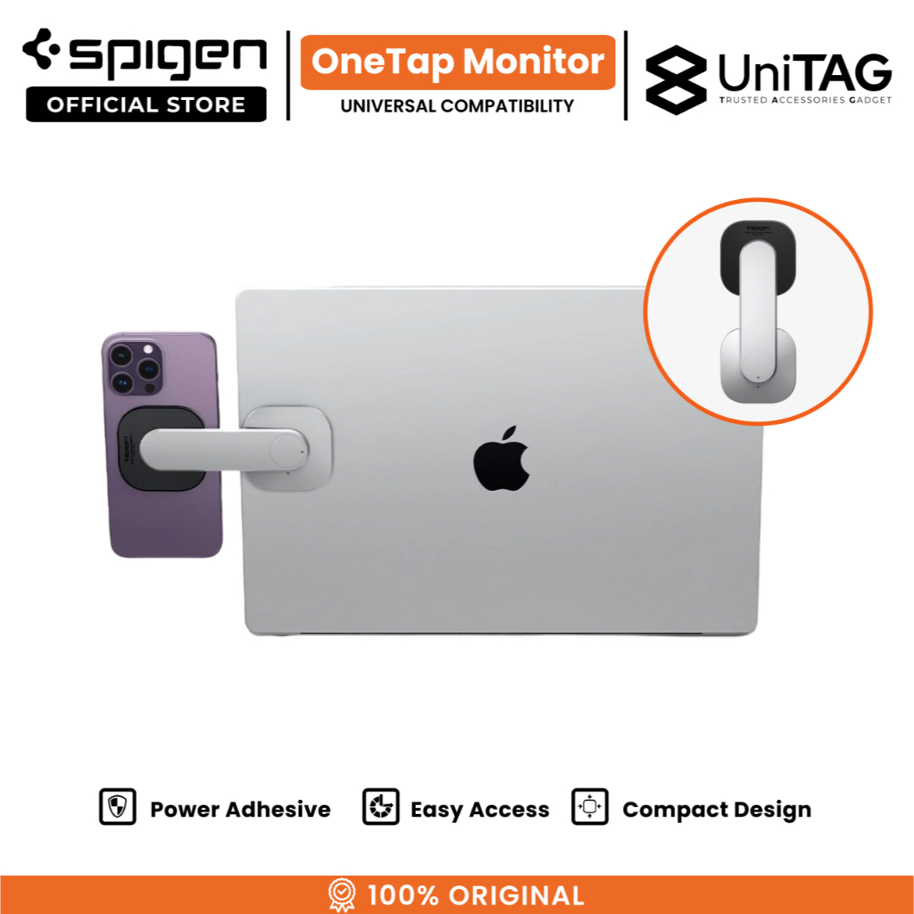SPIGEN Laptop Mount Holder Magnetic OneTap Universal Holder for Magsafe Case iPhone Stand