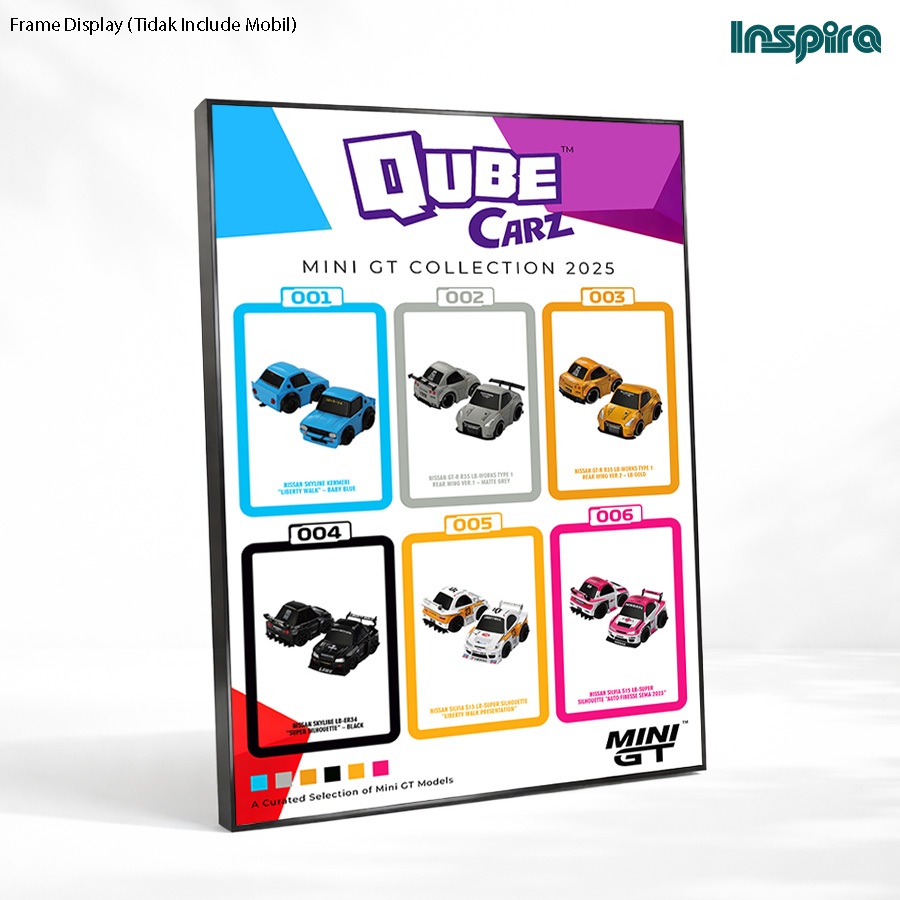 Inspira Frame Display Frame Mini Wall Display GT Qube Carz 2025 Edition ...