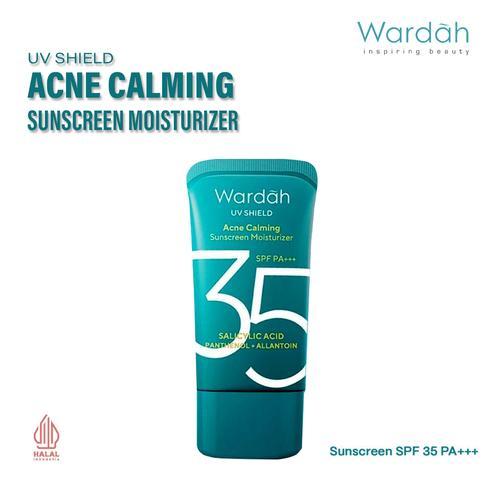 Wardah UV Shield Acne Calming Sunscreen 35ml SPF 35 +++ / Merah Jingga Official - Gambar 3