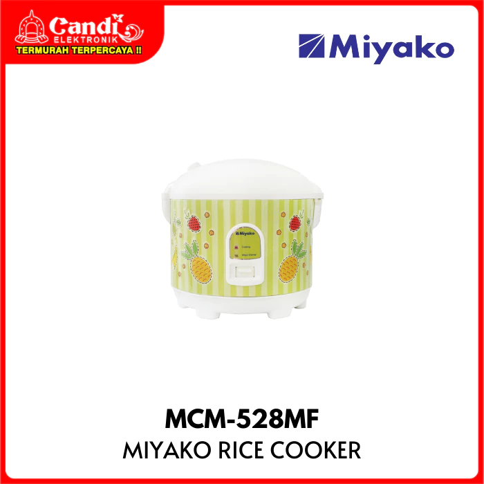 MIYAKO Rice Cooker 1,8 Liter Magic Warmer Non Stiack Inner Pot MCM-528MF