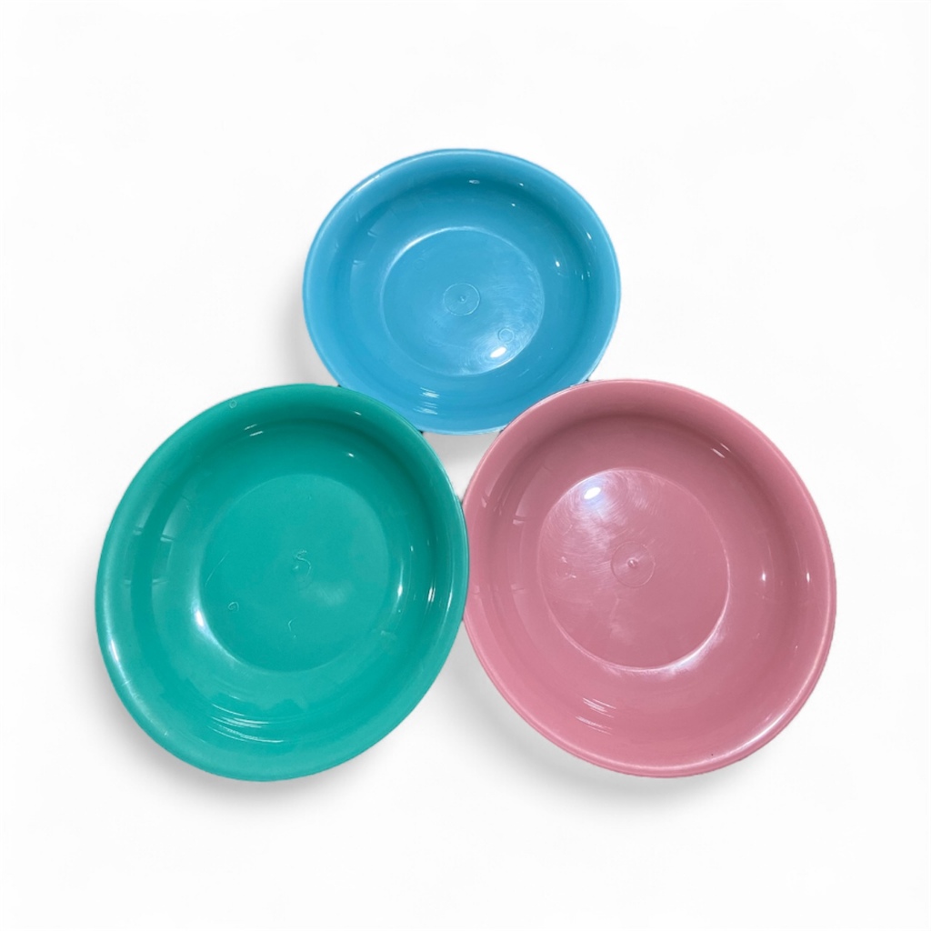 PUSAT17 PIRING PREMIUM LUSINAN UKURAN 9 PIRING LUSINAN NO 9 INCI 23CM 12PCS FOOD GRADE PIRING MAKAN PLASTIK BPA FREE PIRING LUSINAN PIRING SAJI BULAT BERKUALITAS PERLENGKAPAN DAPUR PLATE - Gambar 4