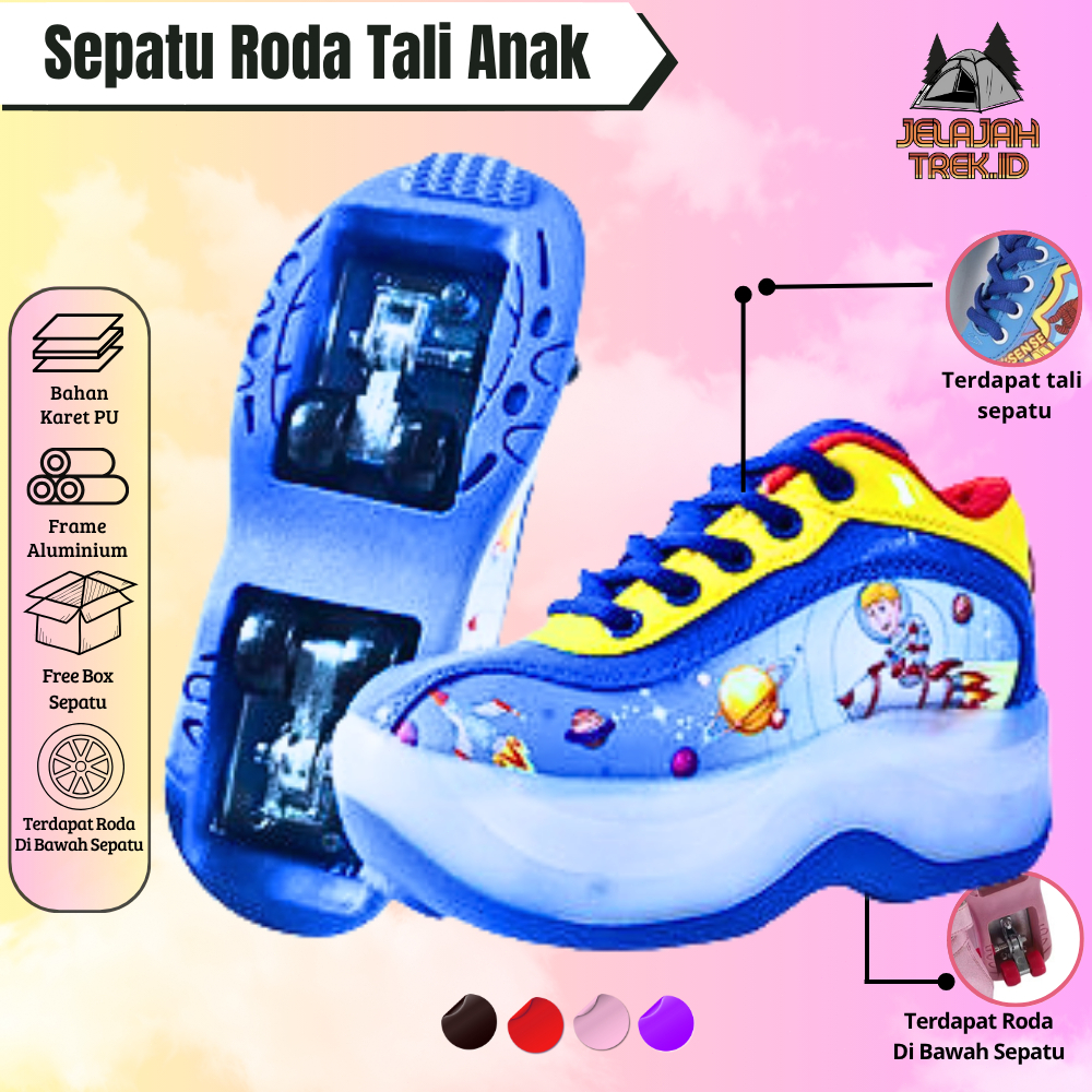 MATOUGUI-sepatu roda Oxelo/sepatu roda anak laki-laki perempuan/lampu kedip/tidak licin/anti goyang/lnline skate/star/ukuran dapat disesuaikan/pu/gaya bajaj/mode skateboard