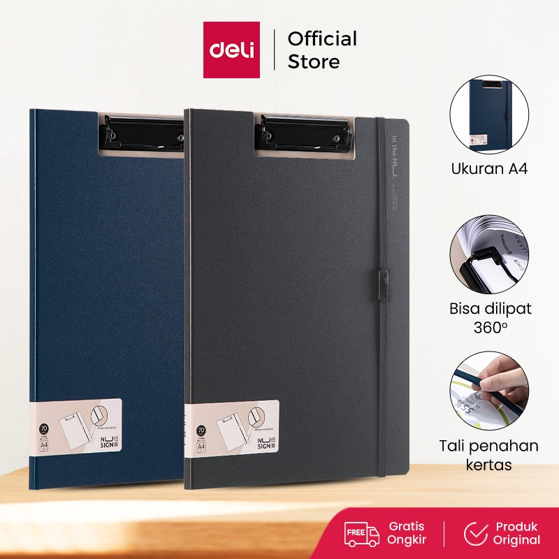 Nusign Vertical Folding Clipboard/ Clipboard A4/ Clipboard with Cover NS180