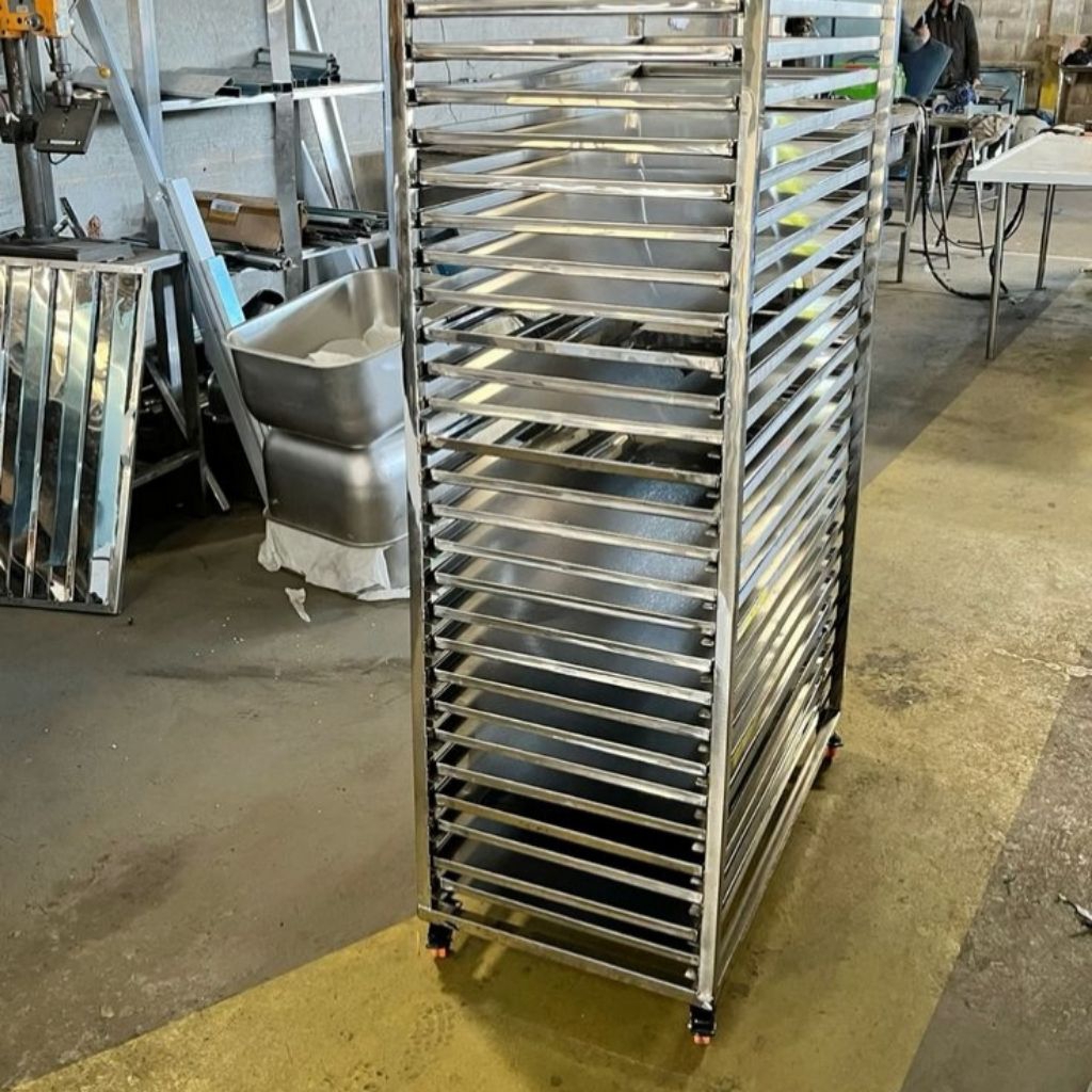 60x40 15-Tier Tray Rack Trolley | Shopee Singapore