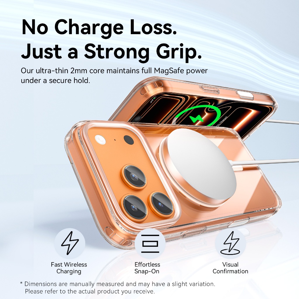 Vention Concise Casing iPhone 17 Air Pro Max Magnetic Magsafe Transparant Case - Gambar 3