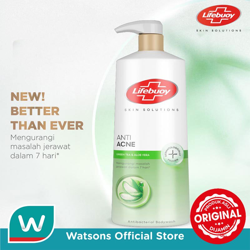 Lifebuoy Sabun Mandi Cair Greentea Dan Aloe Vera Pump 500ml - Gambar 3