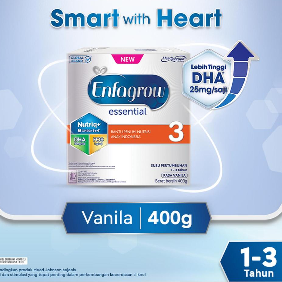 Enfagrow Essential 3 Susu Formula Anak 1 - 3 Tahun 400 gr