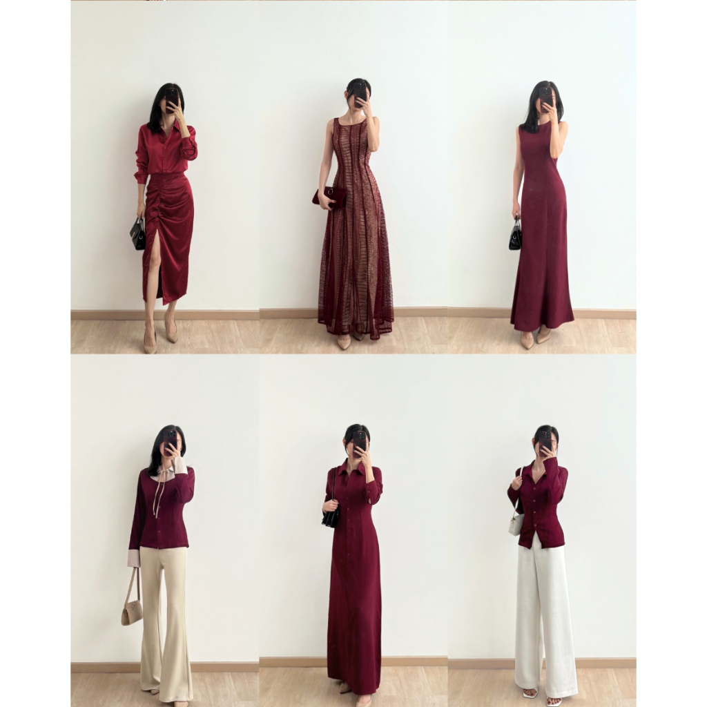 Kadaka Matching Outfit | Women Top and Skirt | Maroon Color Collection ...