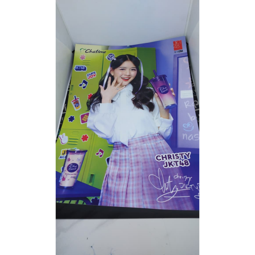 JKT48 X Chatime Poster [OFFICIAL] | Shopee Singapore