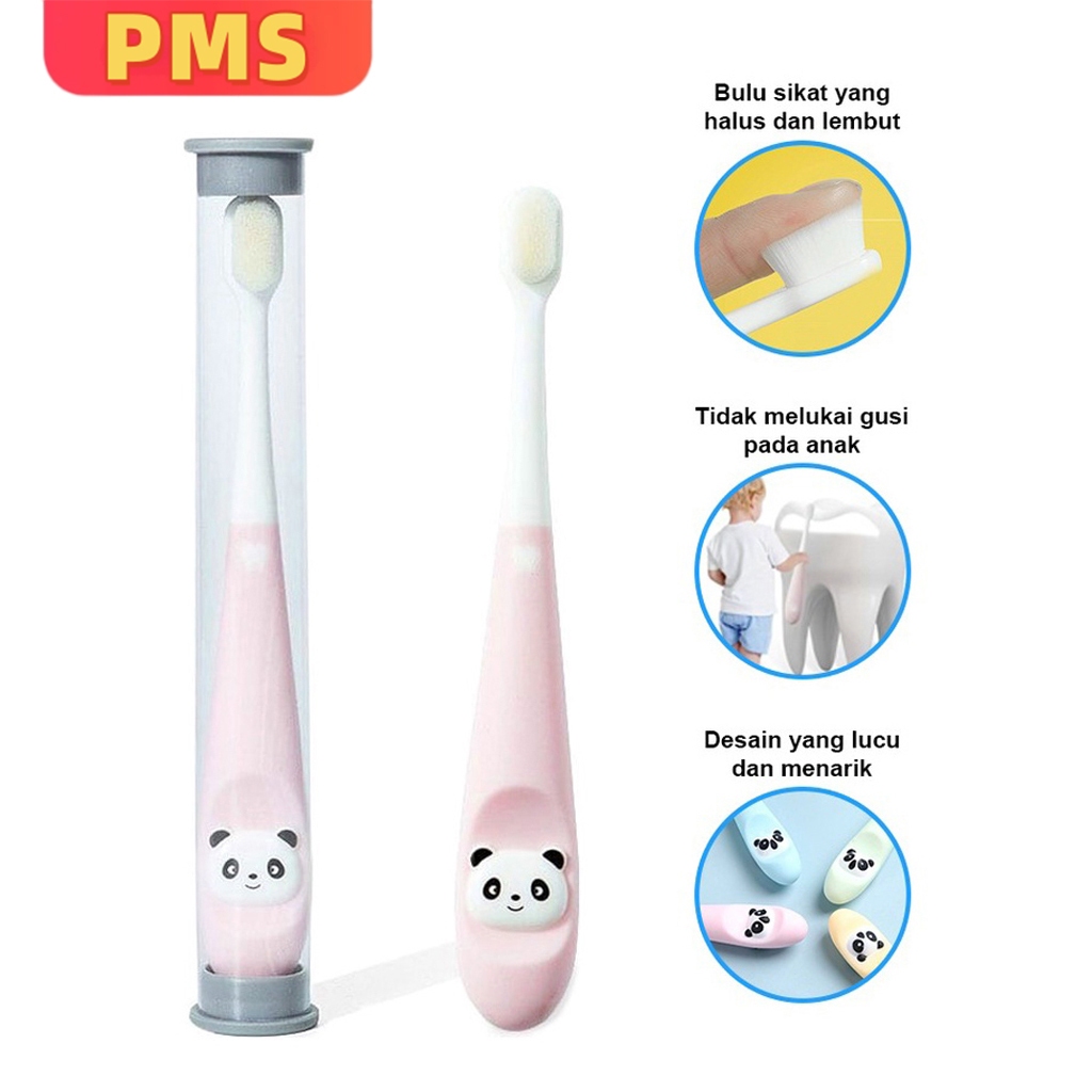 POPmaker Sikat Gigi Anak Panda Lembut Aman Gusi