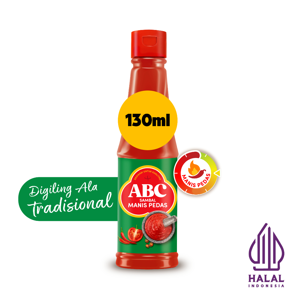 ABC Saus Sambal Manis Pedas 130 ml x3 - Gambar 2