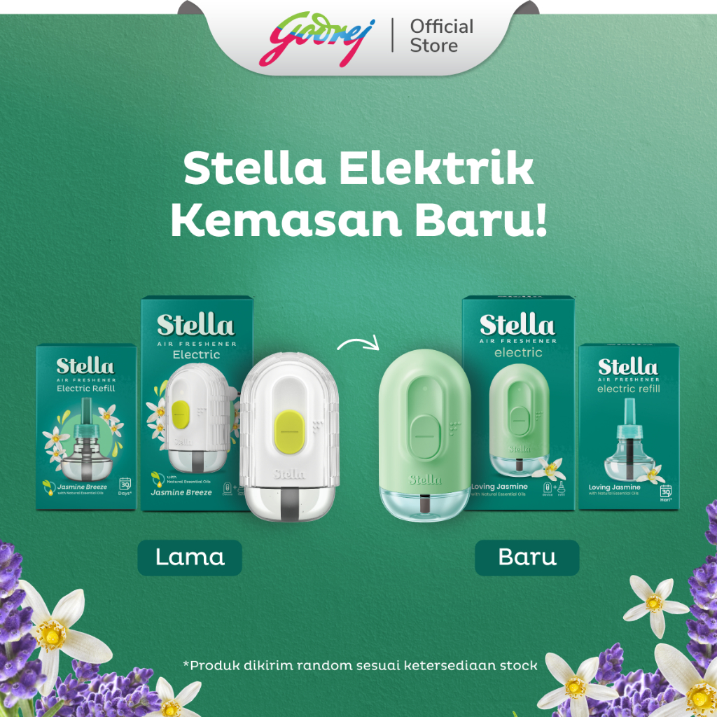 Stella Air Freshener Electric Refill Loving Jasmine - Pengharum Pewangi Ruangan Elektrik - Gambar 2