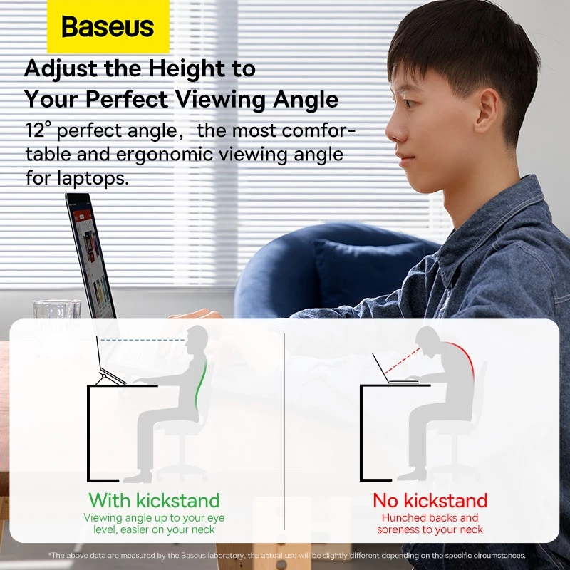 Baseus Slim Laptop Kickstand Stand Laptop 2Pcs - Gambar 3
