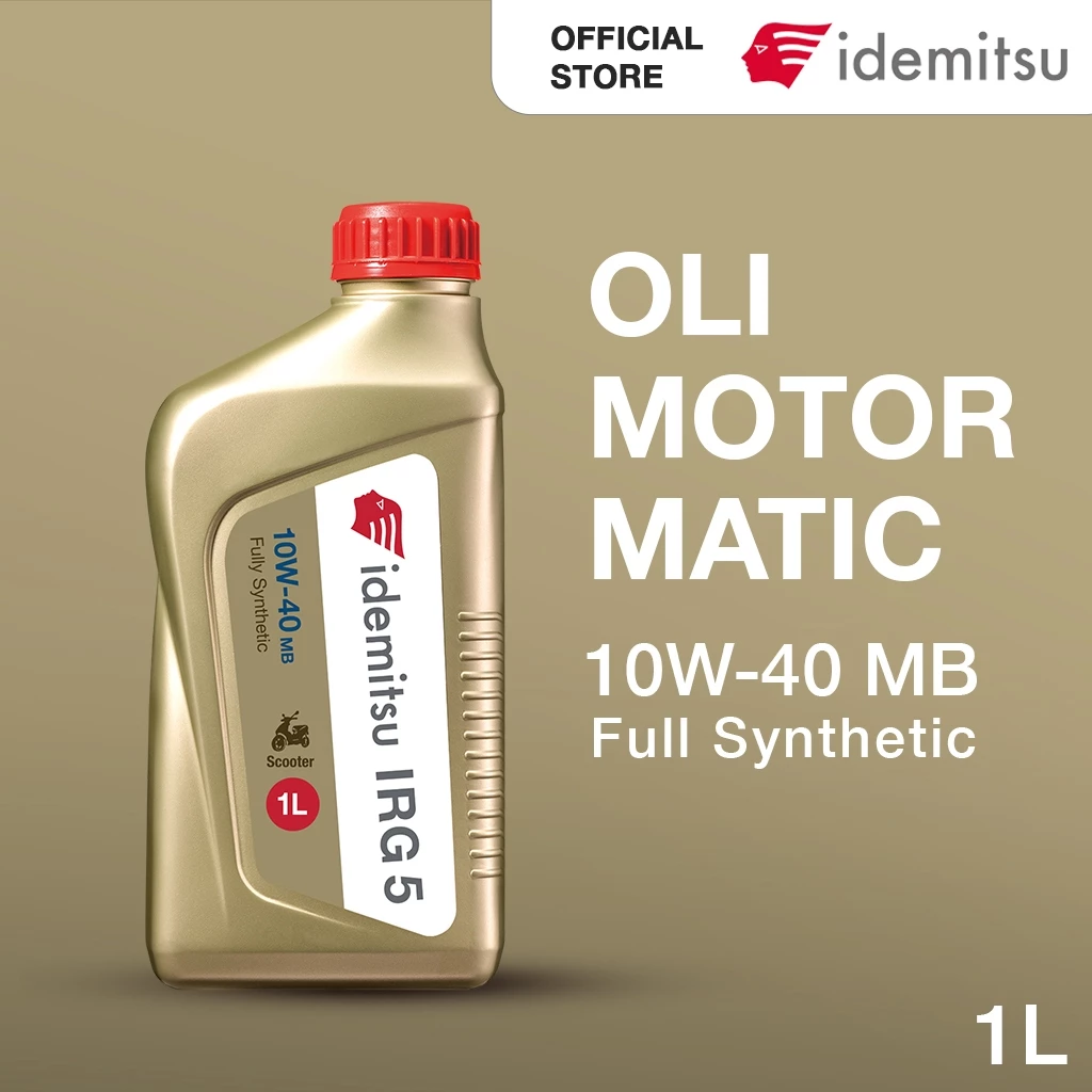 IDEMITSU IRG5 10W-40 MB Full Synthetic (1L) Motorcycle Matic Oil (Oli Mesin Motor Matic)