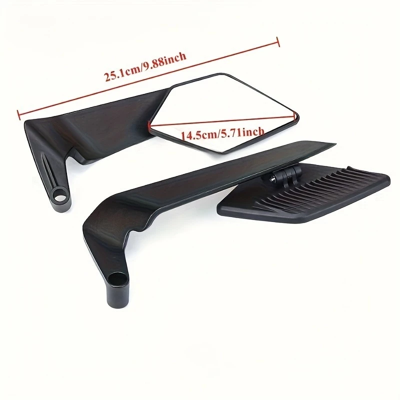 Spion Winglet Motor Matic Bebek Model Rizoma - Desain Modern, Kompatibel Luas, Mudah Dipasang - Gambar 2