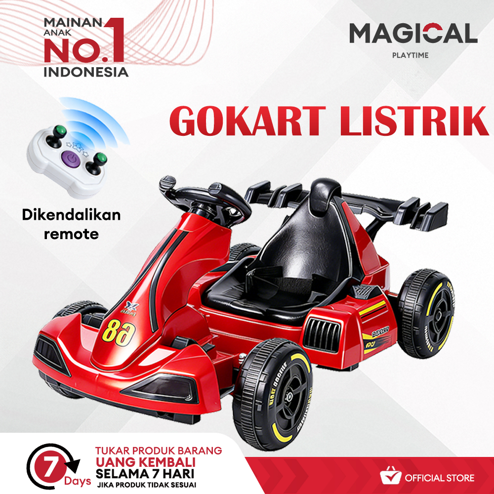 Magical Playtime Go-Kart Musik Lampu 1-10 Tahun