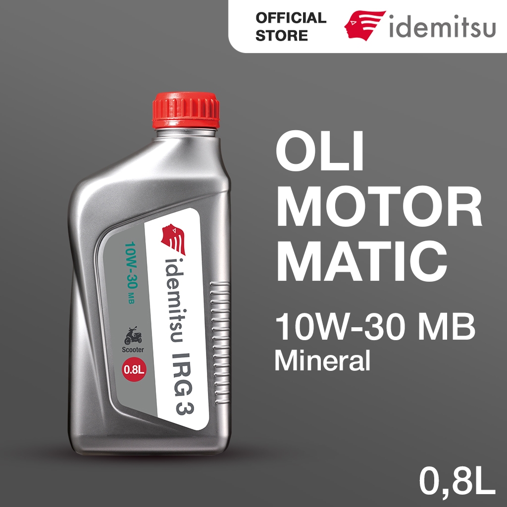 IDEMITSU IRG3 10W-30 MB (M) (0.8L) Motorcycle Matic Oil (Oli Mesin Motor Matic) - Gambar 2