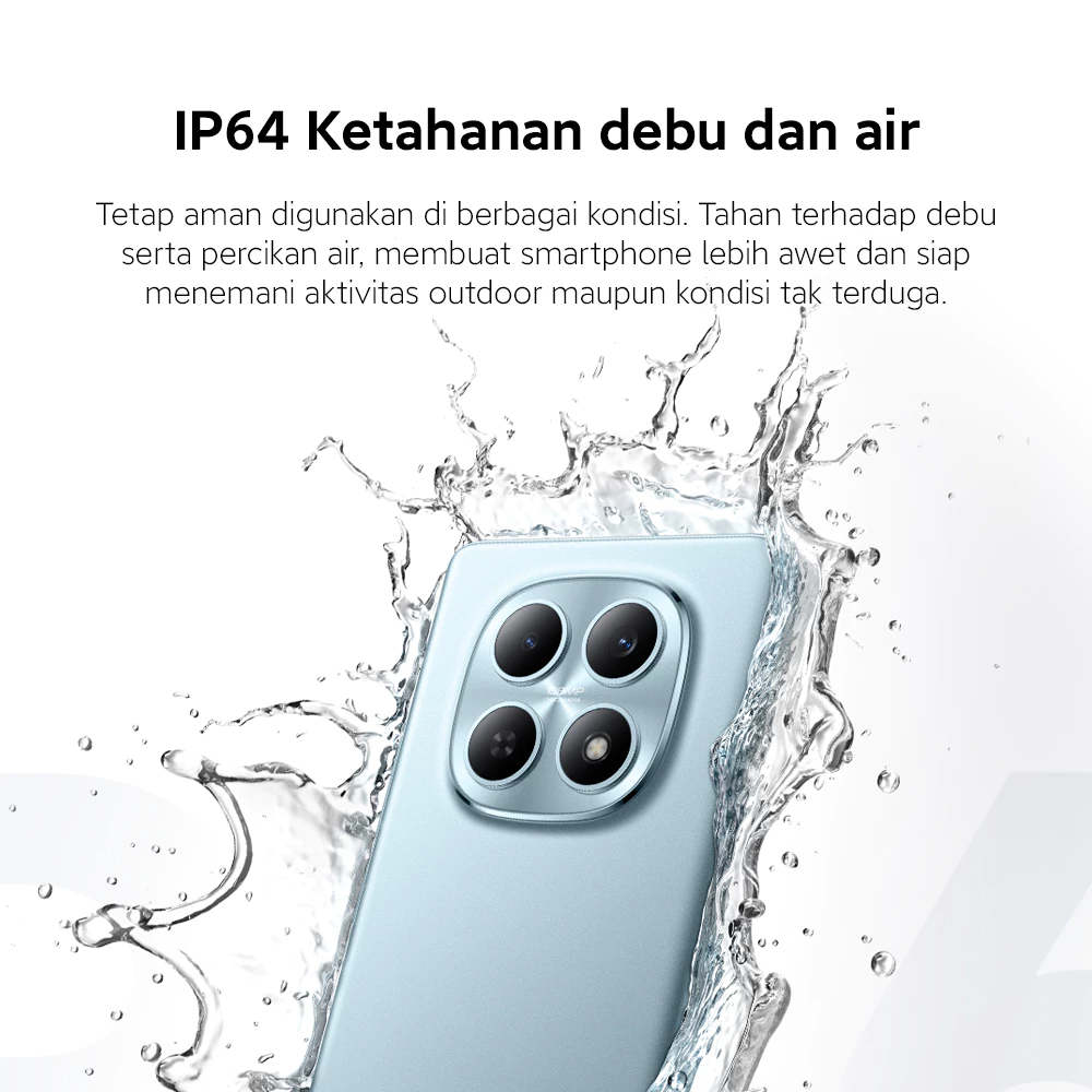 Xiaomi Redmi Note 15 (6/128 GB) (8/128 GB) (8/256 GB) / Baterai besar 6000mAh / Kaca layar dengan daya tahan tinggi / IP64 Ketahanan debu dan air / Kamera super jernih 108MP / Layar AMOLED FHD+ 6,77" / NFC [Xiaomi Official Store] - Gambar 4