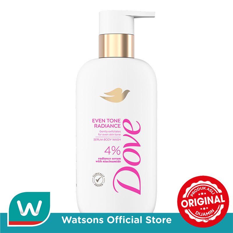 [NEW!] Dove Advanced Serum Even Tone Radiance Body Wash - Sabun Mandi Cair untuk Mengangkat Sel Kulit Mati 300g - Gambar 2