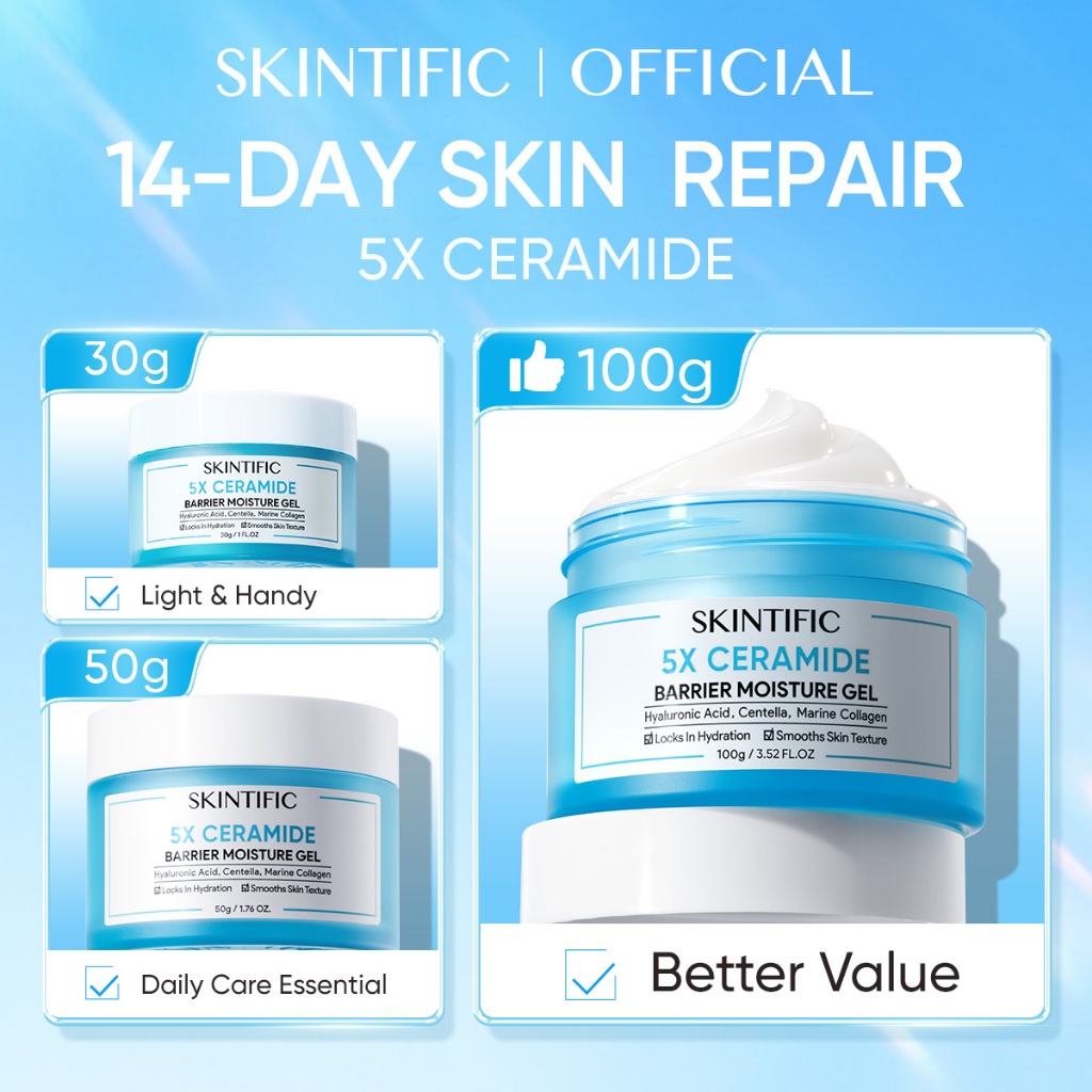 Skintific Barrier Repair & Brightening Gel Set - Gambar 3