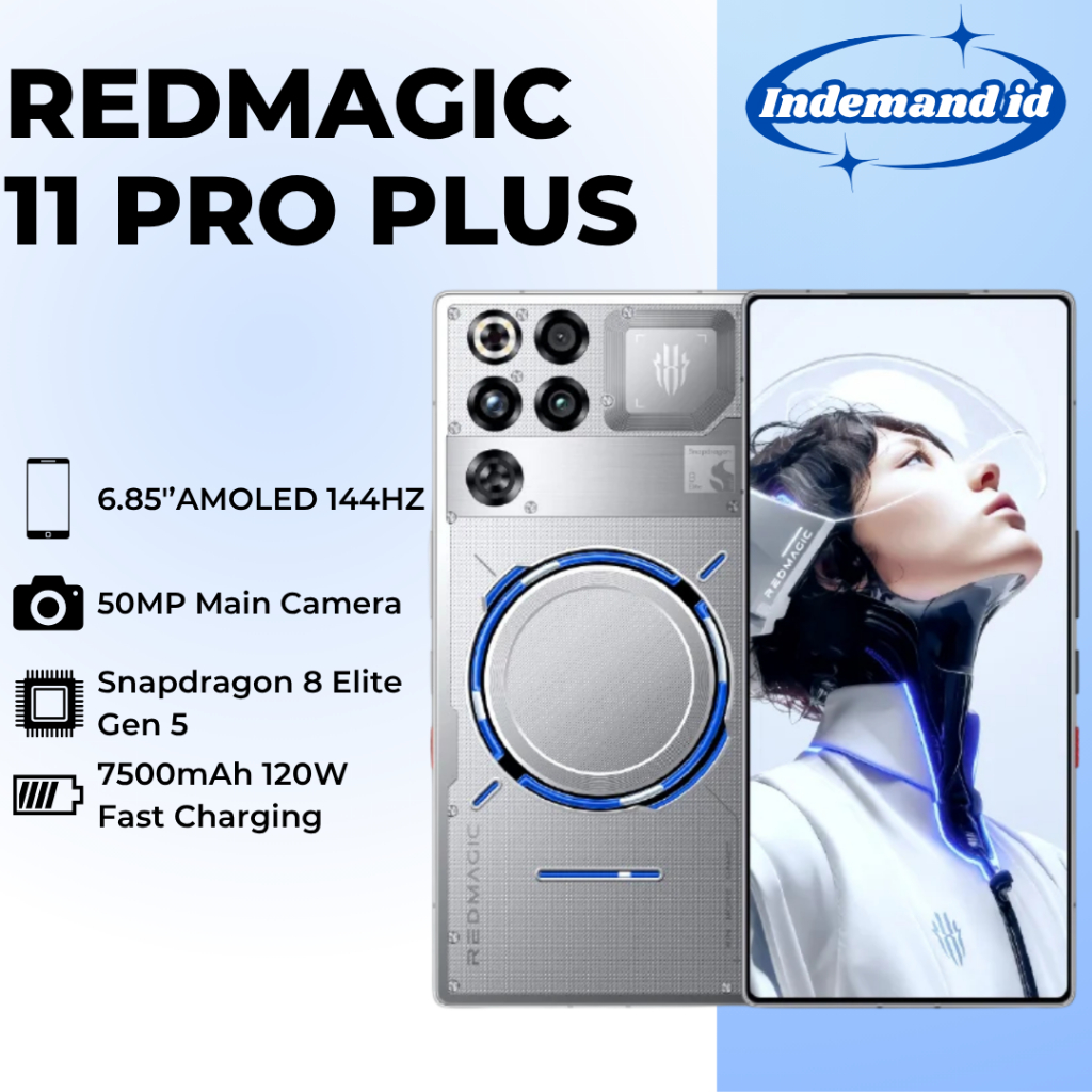RedMagic 11 Pro Plus 5G 6,85''AMOLED 144HZ Snapdragon 8 Elite Gen 5 Ultra 7500mAh 120W