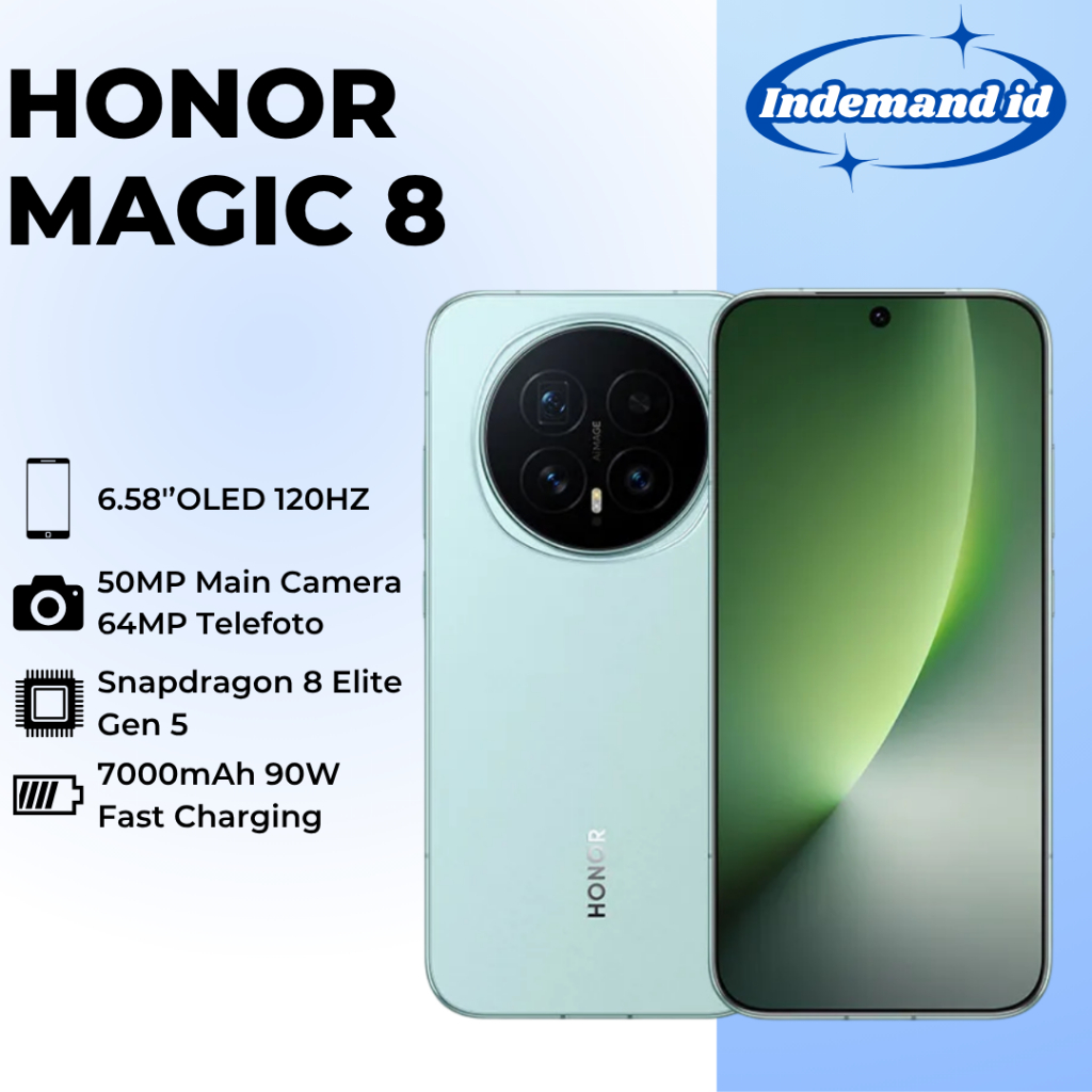 Honor Magic 8 5G 6,58''OLED 120HZ Snapdragon 8 Elite Gen 5 7000mAh 90W